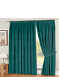 Lined Velour Curtains Gold