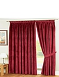 Lined Velour Curtains Gold