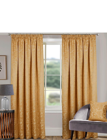 Classic Jacquard Lined Curtains