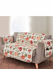 Felicity Quilted Furniture Protector Heather