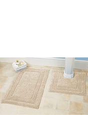 Luxury Weight Bath and Pedestal Rugs Cinnamon