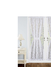 Kew Lace Door Curtain White