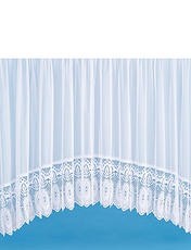 Lilian Jardiniere Curtains White