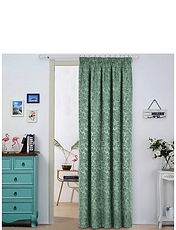 Lana Jacquard Door Curtains Gold