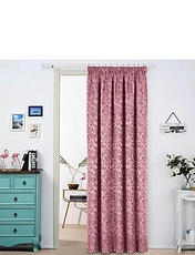 Lana Jacquard Door Curtains Gold