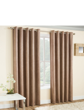 Vogue Blackout Thermal Lined Curtains Blush Pink