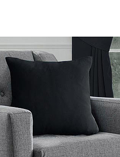 Plain Satin Cushion Covers Black
