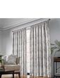 Fiji Lined Heavyweight Jacquard Curtains Silver