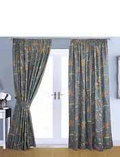 Windsor Lined Curtains Duck Egg Blue