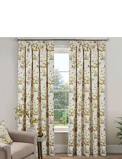 Abbeystead Lined Curtains Natural