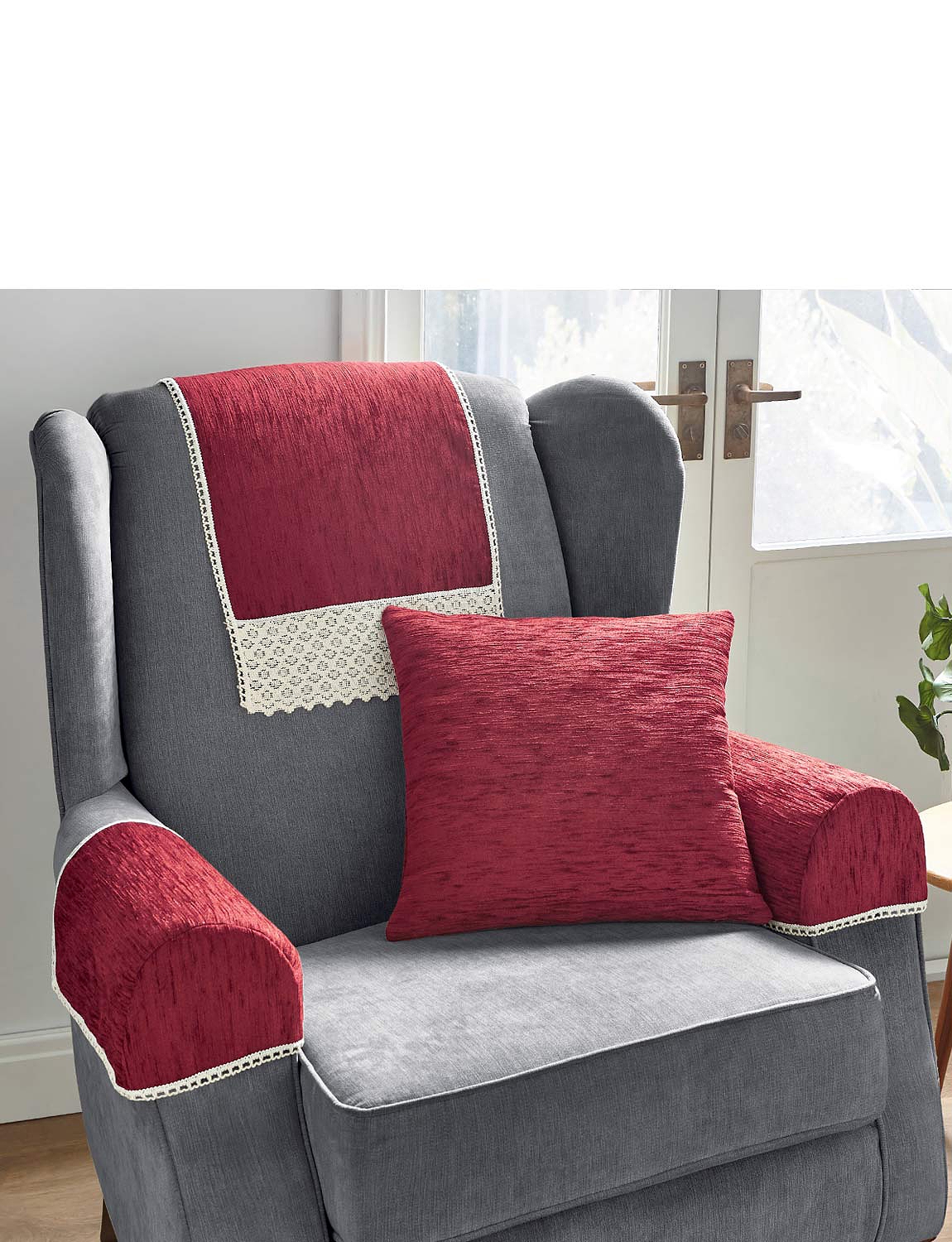 Chenille Armchair Accessories Chums