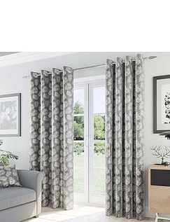 Oakland Thermal Lined Blackout Curtains Grey