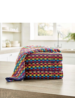 Extra Large Utility Towels Pack of 4 Multi