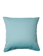 Woven Satin Filled Cushion Blue