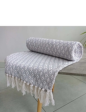 Eden Cotton Throw Charcoal