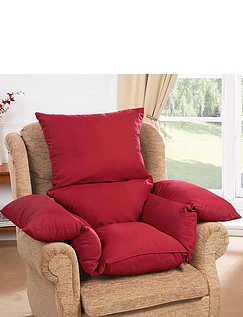 Deeply Padded Comfort Cushion - Wine