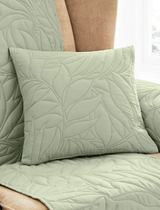 Sofia Quilted Cushion Covers Green