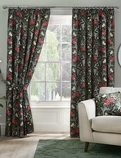 Sandringham Curtains Green