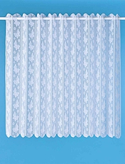 Butterfly Lace Folding Blind White