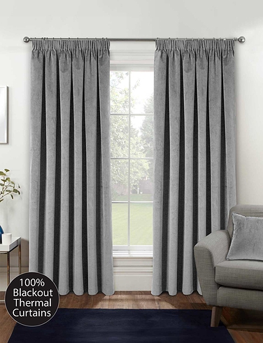 Oxford Total Blackout Velvet Curtains