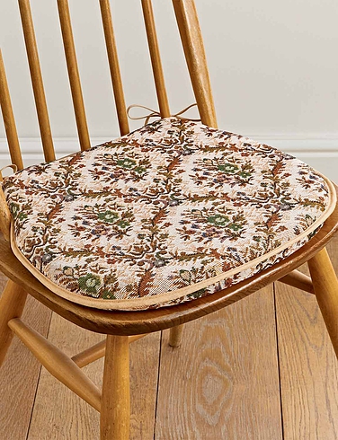 Trellis Irish Tapestry Seat Pad