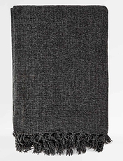 Darcy Chenille Throw Charcoal