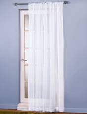 Plain Voile Panel Cream