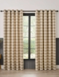 Everett Eyelet Curtains Grey