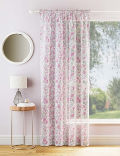 Mia Voile Panel - Pink