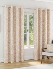 Sherwood Total Blackout Eyelet Curtains NATURAL