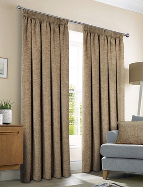 Washington Ultra Thermal Interlined Curtains Earth