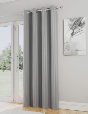 Supersoft Satin Door Curtain Beige