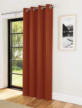 Supersoft Satin Door Curtain Beige