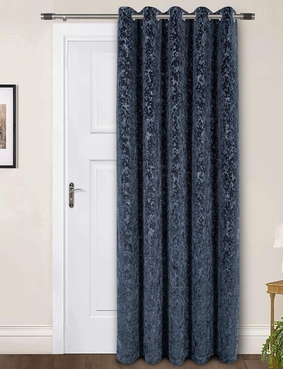 Richmond Door Curtain Charcoal
