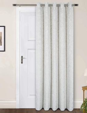 Richmond Door Curtain Charcoal