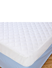 Waterproof Quilted Mattress Protector White