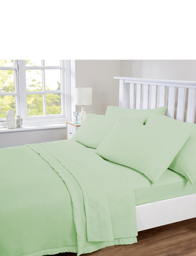 Plain Dyed Sheet Set Blue