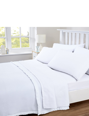 Plain Dyed Sheet Set Blue