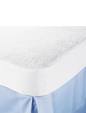 Waterproof Terry Fitted Mattress Protectors White