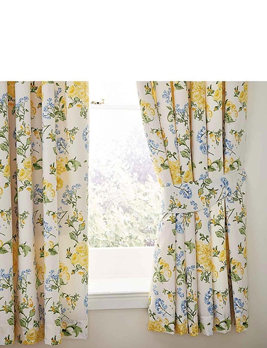 Arabella Collection by Belledorm Lined Curtains and Free Tie-backs