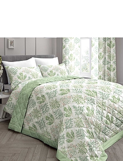 Emily Quilted Bedspread Green