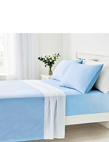 Easy Care 180 Thread Count Cotton Flat Sheet