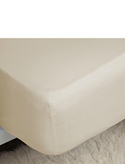 Belledorm 400 Thread Count Egyptian Cotton Fitted Sheet Cream