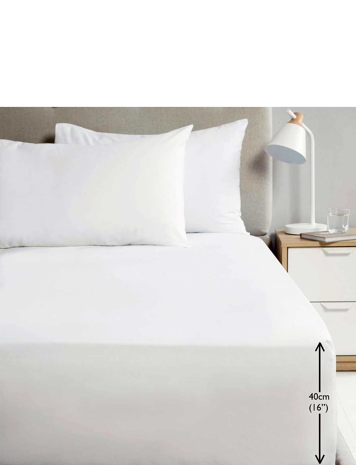 Extra Deep Percale Fitted Sheet | Chums