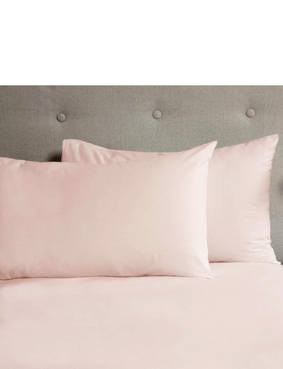 Percale Pillowcase Pair Blue