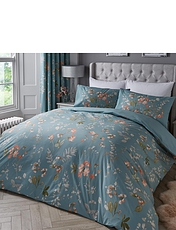 Daniela Quilt Cover Set Duck Egg Blue