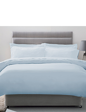 Belledorm 200 Thread Count Egyptian Cotton Flat Sheet Blue