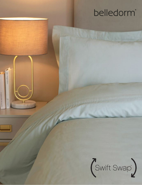 Belledorm Egyptian Cotton 200 Thread Count Duvet Cover Blue