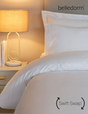 Belledorm Egyptian Cotton 200 Thread Count Duvet Cover Blue