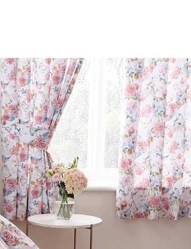 Secret Garden Lined Curtains